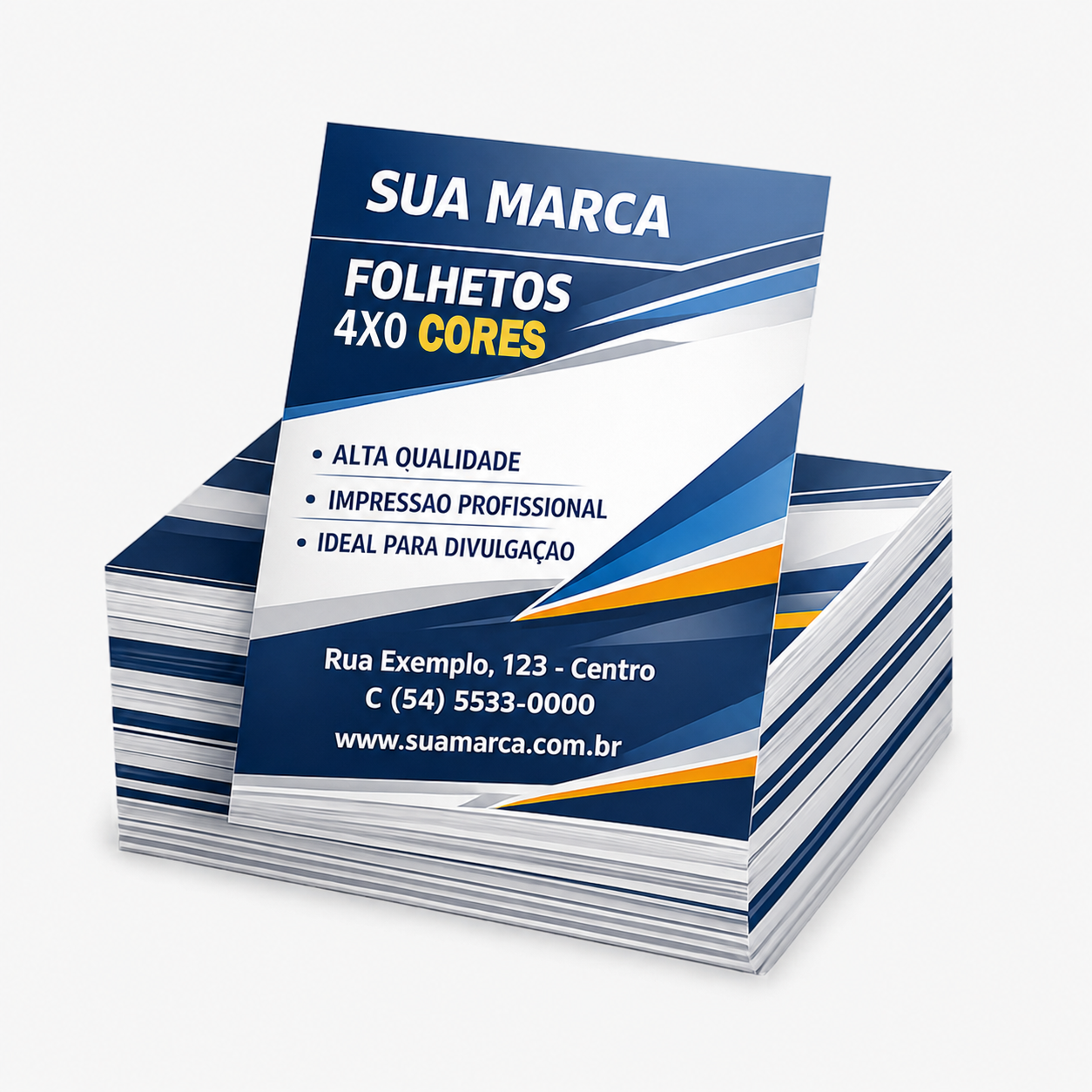 Folheto 10 × 15 cm — 4x0 cores